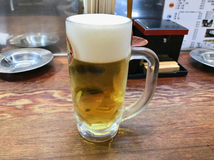 びっくり亭本家のビール