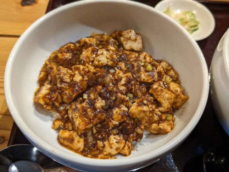 四川飯店で陳親子から薫陶を受けたという麻婆豆腐