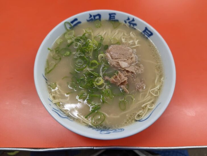 元祖長浜屋のラーメン