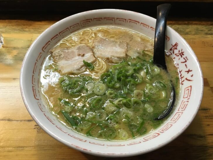 屋台で食べたラーメン