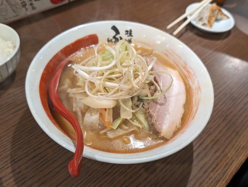 味噌蔵ふくべえの味噌ラーメン