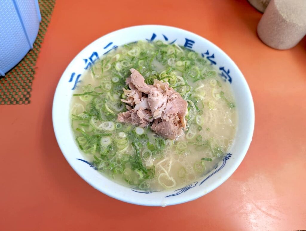 元祖ラーメン長浜家①のラーメン