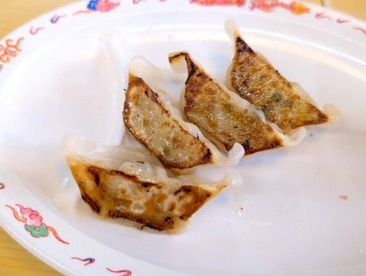 餃子はラーメン以上に味が薄い印象