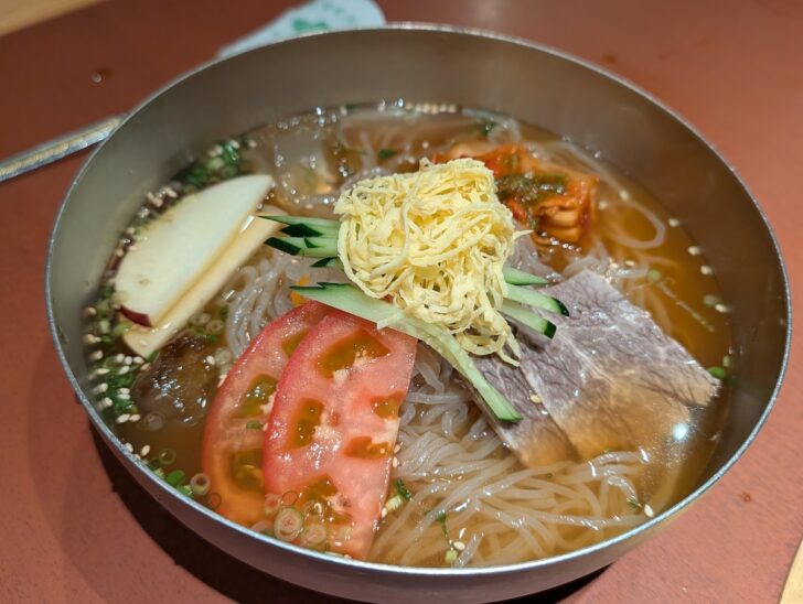 利花苑の韓国冷麺