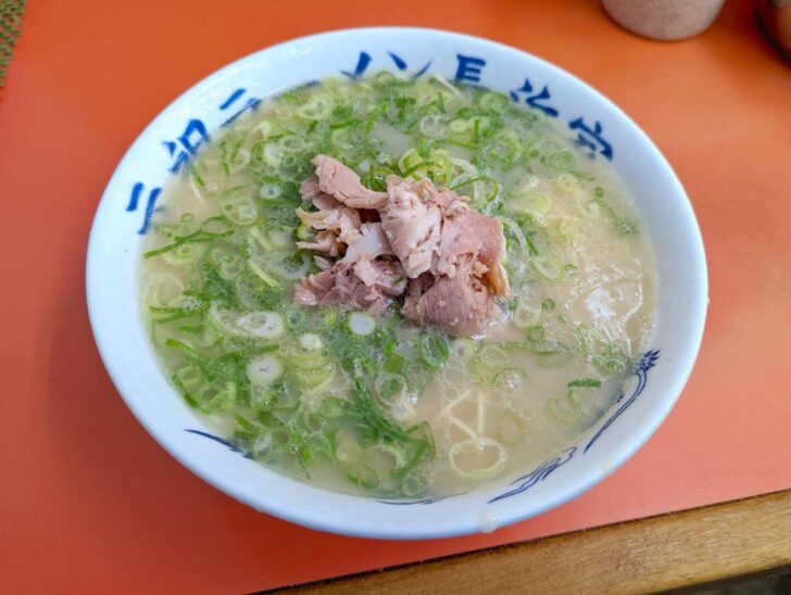 元祖ラーメン長浜家①のラーメン