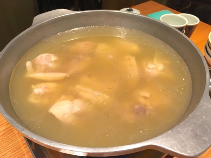 「橙」の水炊きスープ