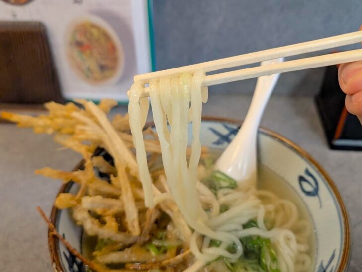 コシや伸びはそれほど強くなく、個人的にはほどよい感じで気に入った