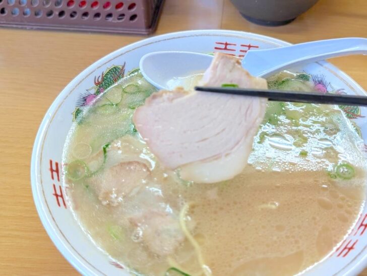 赤身多めのチャーシュー