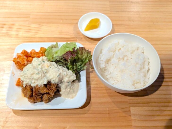 チキン南蛮とご飯