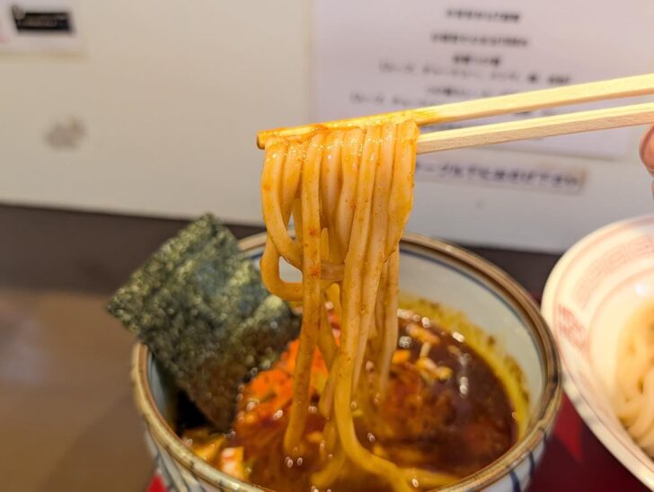 辛旨い魚雷のつけ麺