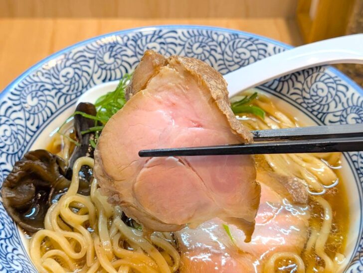 醤油そばのチャーシュー