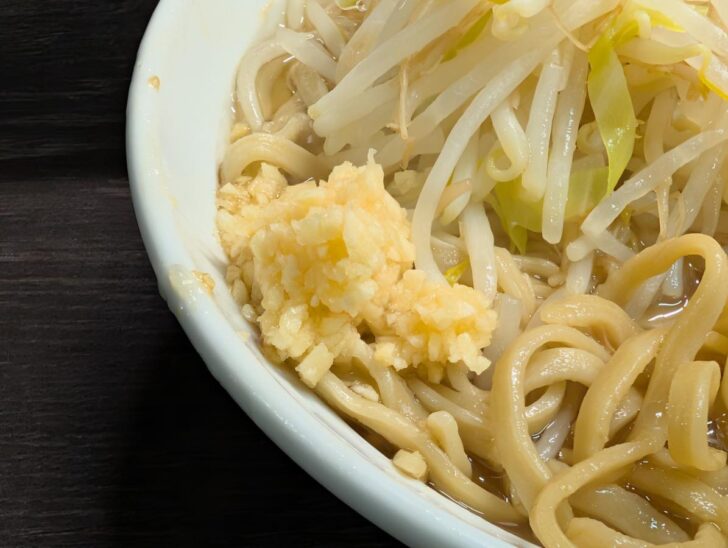 ニンニクは普通量でもこれだけある