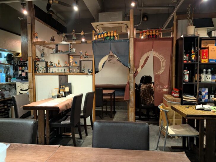 長浜百味ラーメンの店内