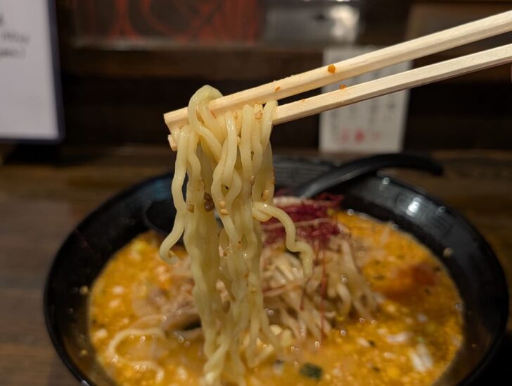 陽華楼の担々麺の麺