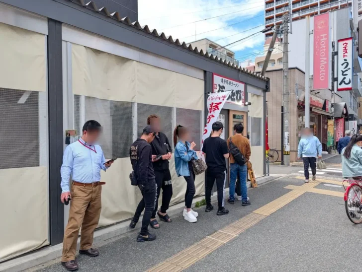 店を出る頃にはこの行列