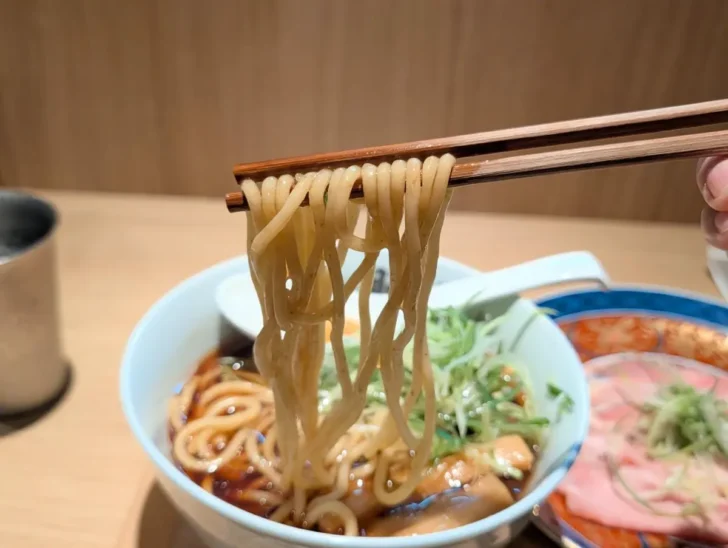 麺+スープなら物足りなさもなく、しっかりうまい