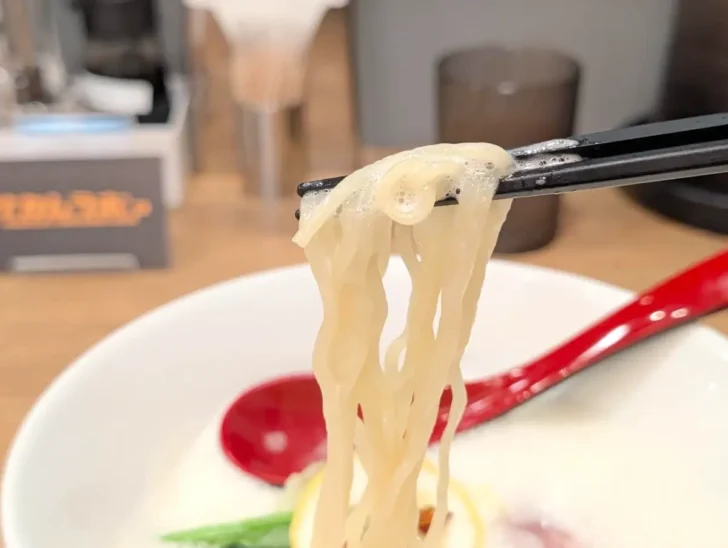 麺は加水率高めの中細麺