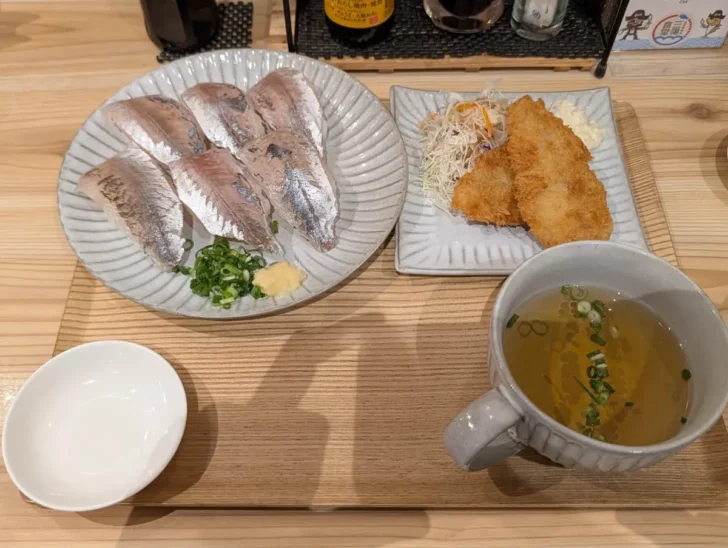 アジ寿司三昧定食