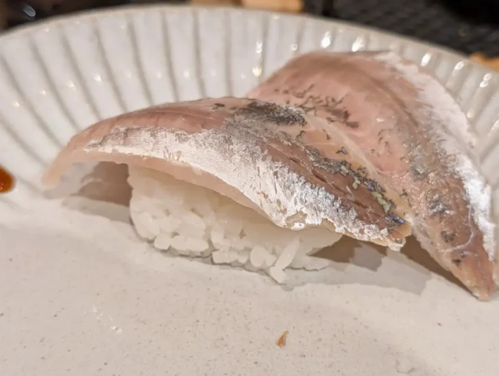 アジの味わいが豊かな寿司