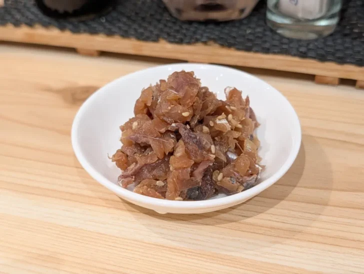 歯ごたえ、アジと漬けタレの味わいともにばっちり